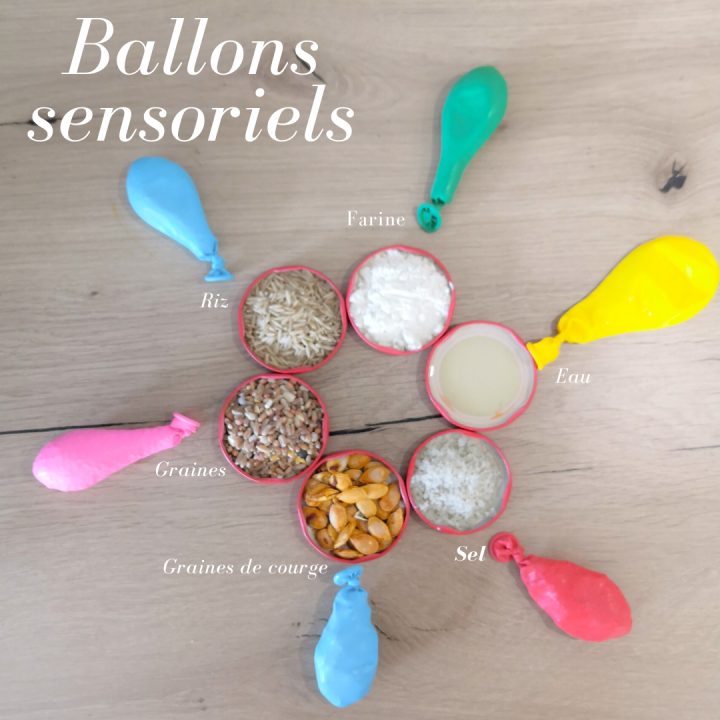 DIY Montessori : Ballons sensoriels